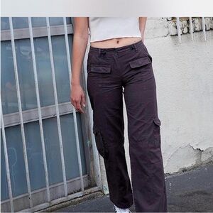 Brandy Melville Dark Gray Cargo Pants